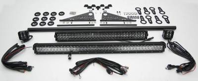 ZROADZ OFF ROAD PRODUCTS - Modular Rack LED Kit with (1) 40 Inch (1) 30 Inch Straight Double Row Light Bars, (2) 3 Inch LED Pod Lights - Part # Z350050-KIT-E - Image 6