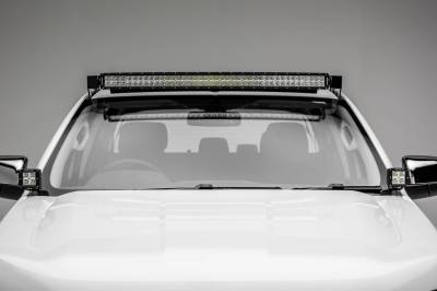 ZROADZ OFF ROAD PRODUCTS - 2015-2018 Ford Ranger T6 Hood Hinge LED Bracket to mount (2) 3 Inch LED Pod Lights - PN #Z365761 - Image 2