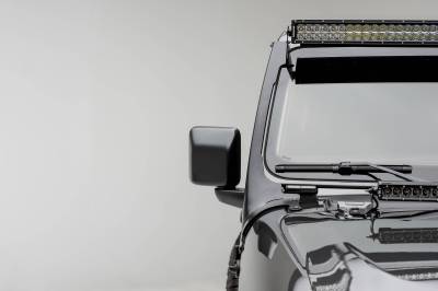 ZROADZ OFF ROAD PRODUCTS - Jeep JL, Gladiator Front Roof LED Kit with 50 Inch LED Straight Double Row Light Bar - PN #Z374831-KIT - Image 3