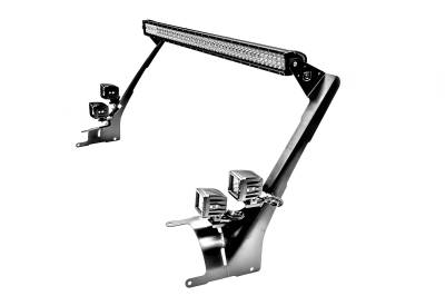 ZROADZ OFF ROAD PRODUCTS - Jeep JL, Gladiator Front Roof LED Kit with (1) 50 Inch LED Straight Double Row Light Bar and (4) 3 Inch LED Pod Lights - PN #Z374831-KIT4 - Image 11