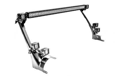 ZROADZ OFF ROAD PRODUCTS - Jeep JL, Gladiator Front Roof LED Kit with (1) 50 Inch LED Straight Double Row Light Bar and (4) 3 Inch LED Pod Lights - PN #Z374831-KIT4 - Image 12