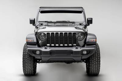 ZROADZ OFF ROAD PRODUCTS - 2019-2022 Jeep JL, Gladiator Front Roof LED Kit with (1) 50 Inch LED Straight Single Row Slim Light Bar - Part # Z374831-KITS - Image 2
