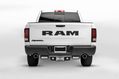 ZROADZ OFF ROAD PRODUCTS - 2015-2018 Ram Rebel Rear Bumper LED Kit with (2) 6 Inch LED Straight Double Row Light Bars - PN #Z384551-KIT - Image 3