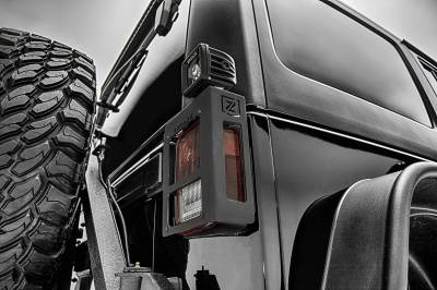 ZROADZ OFF ROAD PRODUCTS - 2007-2018 Jeep JK Tail Light Protector LED Bracket to mount (2) 3 Inch LED Pod Lights - Part # Z384811 - Image 2