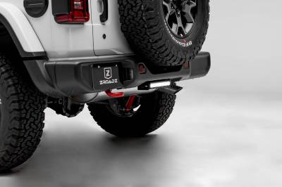 ZROADZ OFF ROAD PRODUCTS - 2019-2022 Jeep JL Rear Bumper LED Bracket to mount (1) 10 Inch Straight Light Bar - PN #Z384931 - Image 1