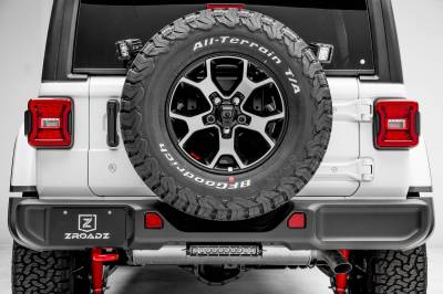 ZROADZ OFF ROAD PRODUCTS - 2019-2024 Jeep JL/JLU Rear Bumper LED Bracket to mount (1) 10 Inch Straight Light Bar - PN #Z384931 - Image 4