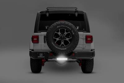 ZROADZ OFF ROAD PRODUCTS - 2019-2022 Jeep JL Rear Bumper LED Kit with (1) 10 Inch LED Single Row Slim Light Bar - Part # Z384931-KIT - Image 1