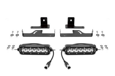 ZROADZ OFF ROAD PRODUCTS - 2019-2023 Ford Ranger Rear Bumper LED Kit with (2) 6 Inch LED Straight Single Row Slim Light Bars - PN #Z385881-KIT - Image 7