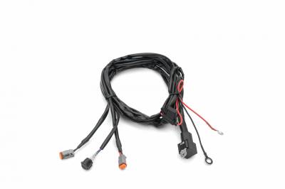 Universal 25 FT DT Wiring Harness to connect 2 LED Light Bars, 200 Watt or below- PN #Z390020D-25A