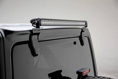 ZROADZ OFF ROAD PRODUCTS - 2019-2024 Jeep JL/JLU Rear Window LED Bracket to mount (1) 30 Inch Staight Single Row LED Light Bar - PN #Z394931 - Image 1