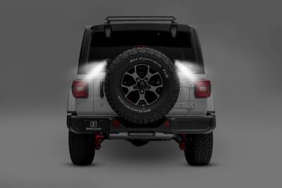 ZROADZ OFF ROAD PRODUCTS - 2019-2022 Jeep JL Rear Tire LED Kit with (2) 3 Inch LED Pod Lights - Part # Z394951-KIT - Image 1