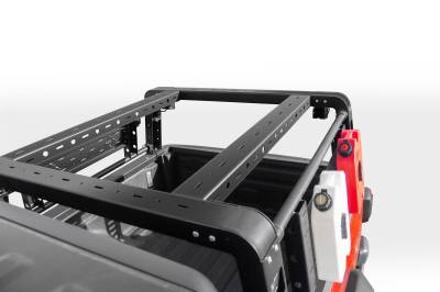 ZROADZ OFF ROAD PRODUCTS - 2019-2022 Jeep Gladiator Access Overland Rack With Two Lifting Side Gates, For use on Factory Trail Rail Cargo Systems - Part # Z834111 - Image 9