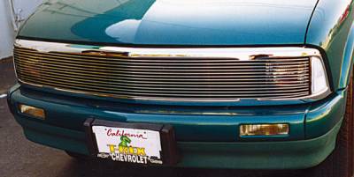 1995-1997 Chevrolet S-10 Blazer Billet Phantom Grille, Polished, Aluminum, 1 Pc, Insert - Part # 20250