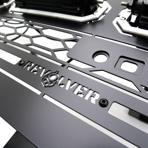 T-REX Grilles - 2018-2020 F-150 Revolver Grille, Black, 1 Pc, Replacement with (4) 6 Inch LEDs, Fits Vehicles with Camera - Part # 6515791 - Image 7