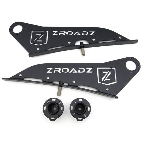 ZROADZ OFF ROAD PRODUCTS - 2007-2021 Toyota Tundra Front Roof LED Kit with 50 Inch LED Curved Double Row Light Bar - Part # Z339641-KIT-C - Image 11