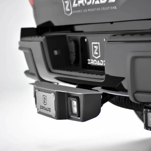 ZROADZ OFF ROAD PRODUCTS - Universal Hitch Step LED Bracket to mount (2) 3 Inch LED Pod Lights, 2 Inch Hitch Receiver - PN #Z390010 - Image 2