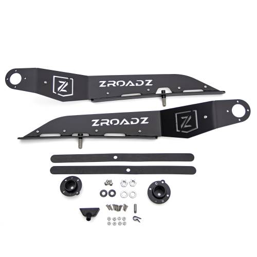 ZROADZ OFF ROAD PRODUCTS - 1999-2016 Ford Super Duty Front Roof LED Kit with (1) 52 Inch LED Curved Double Row Light Bar - Part # Z335461-KIT-C - Image 5