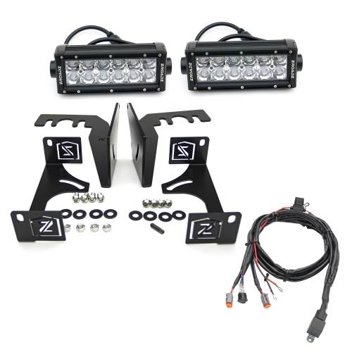ZROADZ OFF ROAD PRODUCTS - 2015-2018 Ram Rebel Rear Bumper LED Kit with (2) 6 Inch LED Straight Double Row Light Bars - PN #Z384551-KIT - Image 4