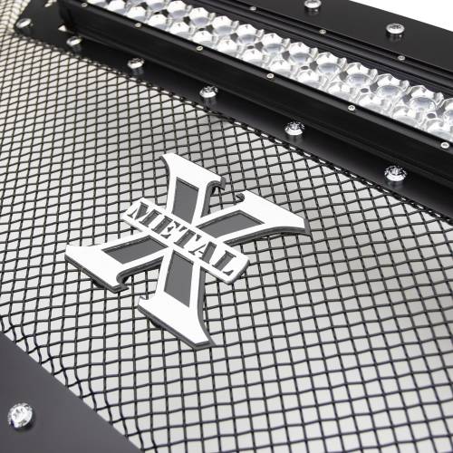 T-REX Grilles - 2010-2012 Ram 2500, 3500 Torch Grille, Black, 1 Pc, Replacement, Chrome Studs with (1) 20" LED - Part # 6314531 - Image 8
