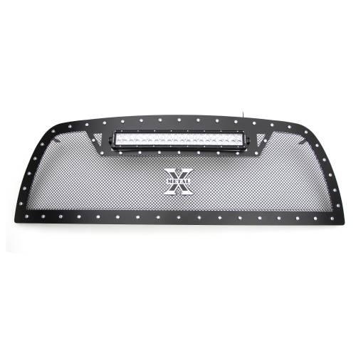 T-REX Grilles - 2013-2018 Ram 2500, 3500 Torch Grille, Black, 1 Pc, Replacement, Chrome Studs, Incl. (1) 20" LED - PN #6314521 - Image 5