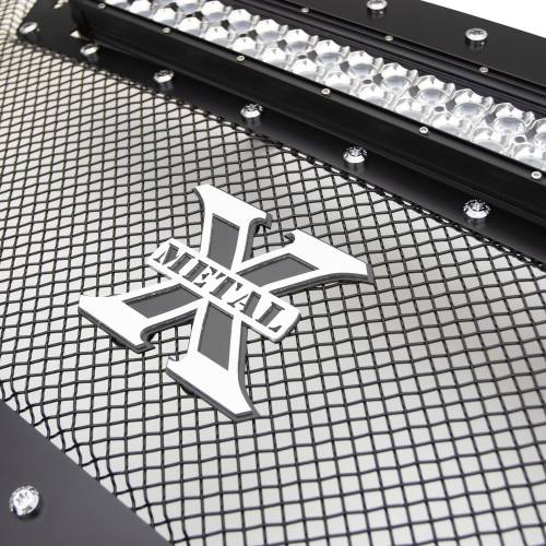 T-REX Grilles - 2013-2018 Ram 2500, 3500 Torch Grille, Black, 1 Pc, Replacement, Chrome Studs, Incl. (1) 20" LED - PN #6314521 - Image 7