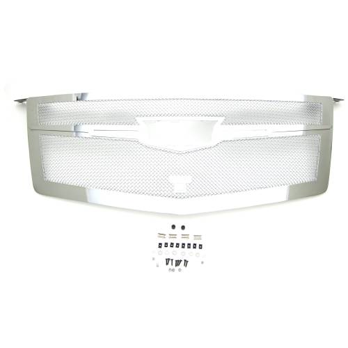 T-REX Grilles - 2015i-2020 Escalade Upper Class Series Mesh Grille, Chrome with Chrome Center Trim Piece, 1 Pc, Replacement, Fits Vehicles with Camera - Part # 56191 - Image 7