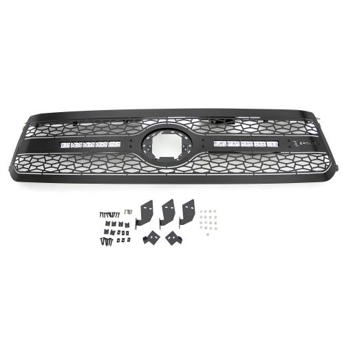T-REX Grilles - 2018-2021 Tundra ZROADZ Grille, Black, 1 Pc, Replacement with (2) 10" LEDs, Does Not Fit Vehicles with Camera - Part # Z319661 - Image 10