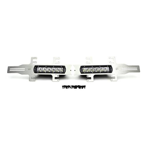 ZROADZ OFF ROAD PRODUCTS - 2018-2020 Ford F-150 Platinum OEM Grille LED Kit with (2) 6 Inch LED Straight Single Row Slim Light Bars - PN# Z415583-KIT - Image 8