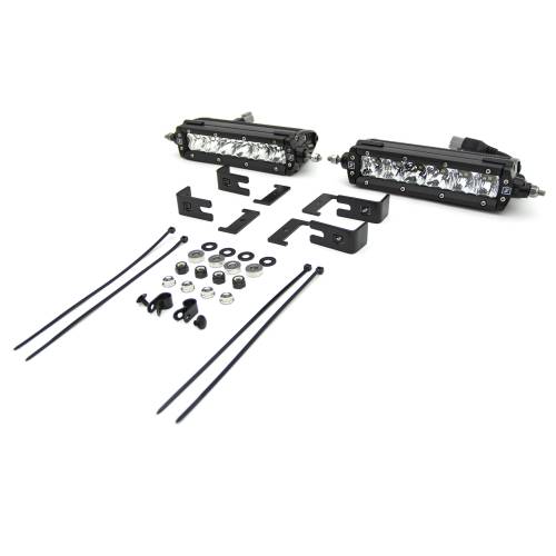 ZROADZ OFF ROAD PRODUCTS - 2019-2022 GMC Sierra 1500 OEM Grille LED Kit with (2) 6 Inch LED Straight Single Row Slim Light Bars - Part # Z412281-KIT - Image 5