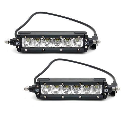 ZROADZ OFF ROAD PRODUCTS - 2019-2022 GMC Sierra 1500 OEM Grille LED Kit with (2) 6 Inch LED Straight Single Row Slim Light Bars - Part # Z412281-KIT - Image 9