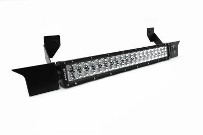ZROADZ OFF ROAD PRODUCTS - 2010-2018 Ram 2500, 3500 Front Bumper Center LED Kit with (1) 20 Inch LED Straight Double Row Light Bar - Part # Z324521-KIT - Image 3