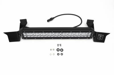 ZROADZ OFF ROAD PRODUCTS - 2010-2019 Ram 2500, 3500 Front Bumper Center LED Kit with (1) 20 Inch LED Straight Double Row Light Bar - PN #Z324521-KIT - Image 2