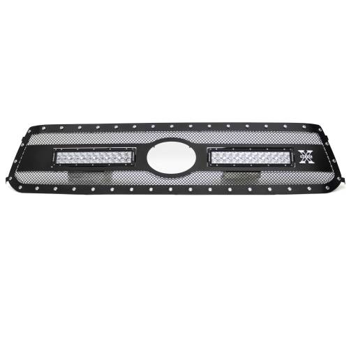T-REX Grilles - 2018-2021 Tundra Torch Grille, Black, 1 Pc, Replacement, Chrome Studs with (2) 12" LEDs, Does Not Fit Vehicles with Camera - Part # 6319661 - Image 8