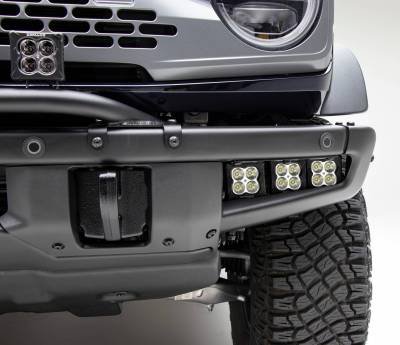 ZROADZ OFF ROAD PRODUCTS - 2021-2022 Ford Bronco Front Bumper OEM Fog LED Kit with (6) 3 Inch White LED Pod Lights - PN #Z325401-KIT - Image 4