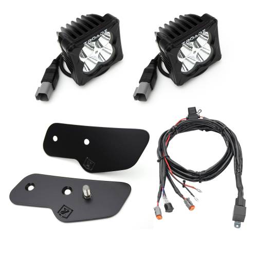 ZROADZ OFF ROAD PRODUCTS - 2021-2022 Ford Bronco Mirror/Ditch Light LED KIT, Includes (2) 3 inch ZROADZ White LED Pod Lights - Part # Z365401-KIT2 - Image 1