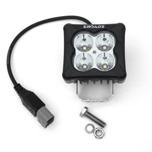 ZROADZ OFF ROAD PRODUCTS - 2021-2024 Ford Bronco LED Kit with (2) 3 Inch White LED Pod Lights - PN #Z365401-KIT2 - Image 4