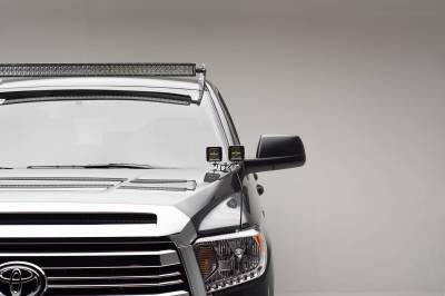ZROADZ OFF ROAD PRODUCTS - 2014-2021 Toyota Tundra Hood Hinge LED Kit with (4) 3 Inch LED Pod Lights - PN #Z369641-KIT4 - Image 2