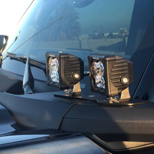 ZROADZ OFF ROAD PRODUCTS - 2021-2023 Ford Bronco Mirror/Ditch Light LED KIT, Includes (4) 3 inch ZROADZ White LED Pod Lights - Part # Z365401-KIT4 - Image 5