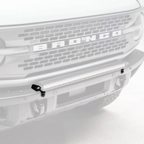 ZROADZ OFF ROAD PRODUCTS - 2021-2024 Ford Bronco Front Roof bracket ONLY  to mount (1) 40 Inch LED Straight Single Row Slim Light Bar - PN #Z335401 - Image 1