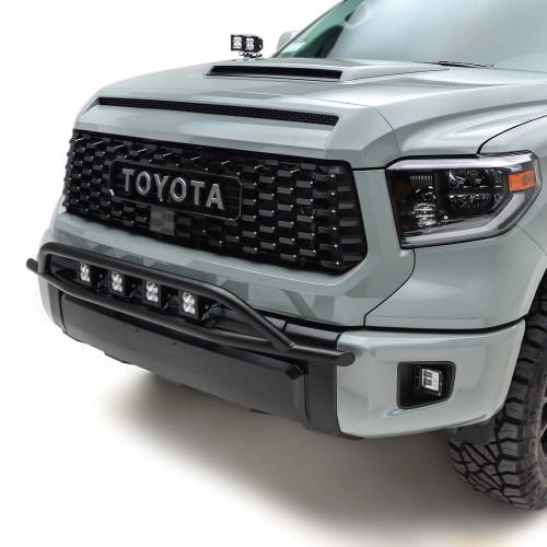 ZROADZ OFF ROAD PRODUCTS - 2014-2021 Toyota Tundra Front Bumper LED Kit with (2) 3 Inch Amber and (2) White ZROADZ LED Pod Lights - Part # Z329661-KITAW - Image 6
