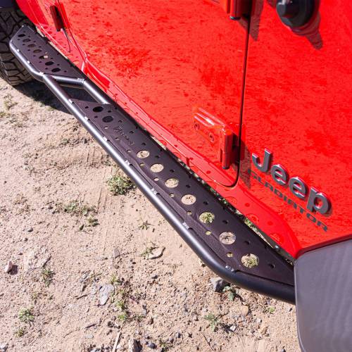 ZROADZ OFF ROAD PRODUCTS - 2019-2024 Jeep Gladiator TRAILX.R1 Series Rock Slider Side Steps - Part # Z744101 - Image 4
