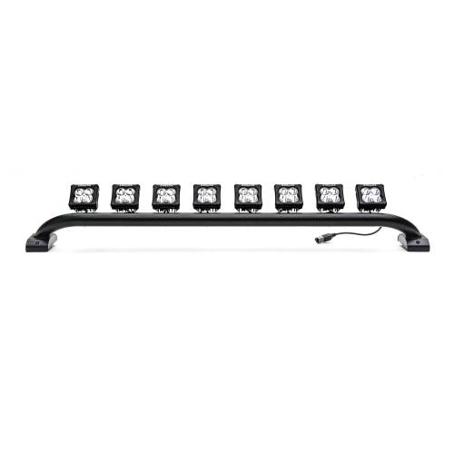2021-2023 Ford Bronco Front Roof Multiple LED Pods KIT, Tubular Mounting Bar with White and Amber Pods and Wiring Harness - Part # Z935401-KITAW - Image 10
