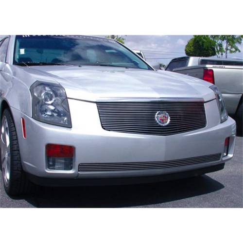 T-REX Grilles - 2003-2007 Cadillac CTS Billet Grille, Polished, 1 Pc, Replacement, without Center Billet Logo Plate - PN #20191 - Image 1