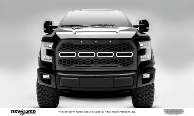 T-REX Grilles - 2015-2017 F-150 Revolver Grille, Black, 1 Pc, Replacement, Fits Vehicles with Camera - PN #6515771 - Image 1