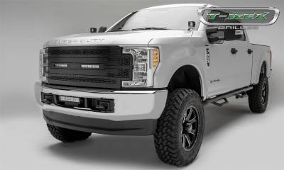 T-REX Grilles - 2017-2019 Super Duty ZROADZ Grille, Black, 1 Pc, Replacement, Incl. (2) 10 LEDs - PN #Z315471 - Special Order - 4 weeks lead time - Image 2