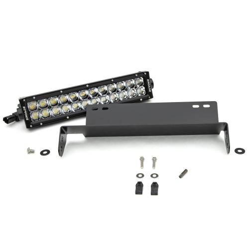 ZROADZ OFF ROAD PRODUCTS - 2020-2022 Ford Super Duty Front Bumper Center LED Kit with (1) 12 Inch LED Straight Double Row Light Bar - PN #Z325571-KIT - Image 3