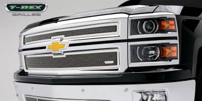 2014-2015 Chrevrolet Silverado 1500 Upper Class Series Grille, 2pc Overlay, Polished PN 54117