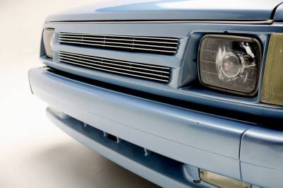 T-REX Grilles - 1986-1993 MAZDA B Series Pick Up Billet Grille, 2pc Overlay, Polished - Part # 20632 - Image 3