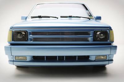 T-REX Grilles - 1986-1993 MAZDA B Series Pick Up Billet Grille, 2pc Overlay, Polished - Part # 20632 - Image 4