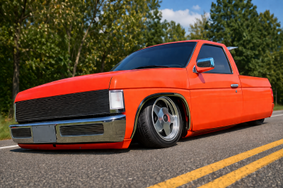 1986-1997 Nissan Hardbody Billet Phantom Grille, Polished, 1 Pc, Insert - Part # 20771